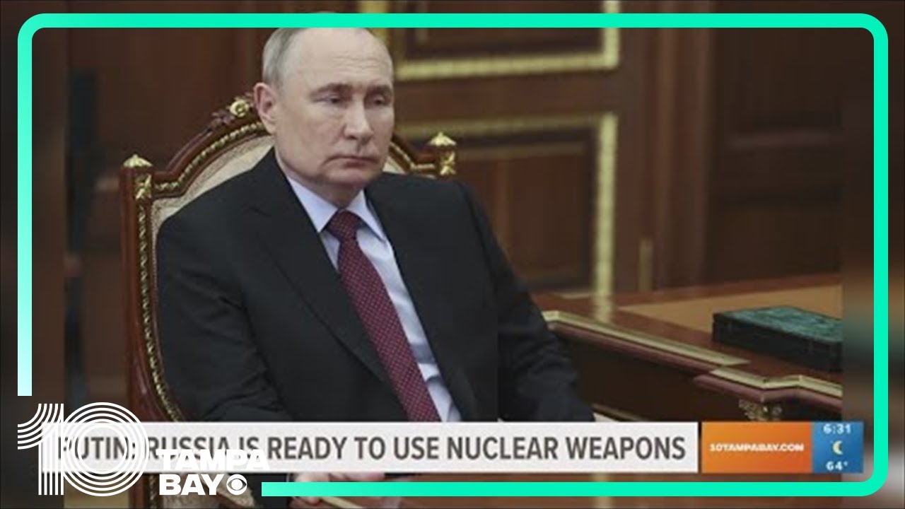 Putin says Russia is prepared to use nuclear weapons if threatened ...