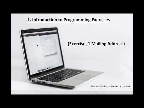Exercise 1: Print Mailing Address With Python