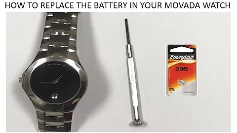 HOW TO REPLACE THE BATTERY IN YOUR MOVADO WATCH FAST AND SIMPLE