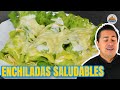 Enchiladas suizas bajas en calorías, baja de peso comiendo enchiladas