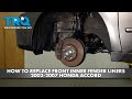 How to Replace Front Inner Fender Liner 2003-2007 Honda Accord