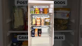 College Athlete Dorm Fridge Essentials #collegeathlete #snacks #nutrition #athlete #sportsnutrition