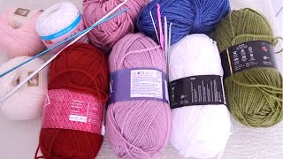 Detener caricia embudo Hilos lanas o estambres para tejer con Ganchillo Crochet y hacer lindos  tejidos - YouTube