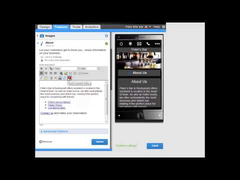 mobile website WYSIWYG