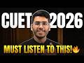 LISTEN TO THIS Before CUET 2026 🔥💯| 3 Important Tips before CUET PG 2026 | CUET 2026 Roadmap