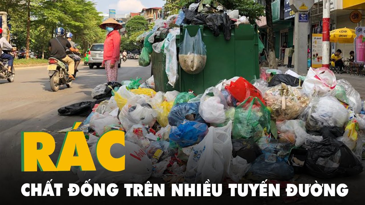 Rác chất đống trên nhiều tuyến đường ở TP.HCM - youtube