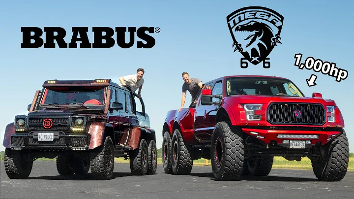 MegaRaptor 6x6 vs Mercedes-Benz BRABUS 6x6 // $400...