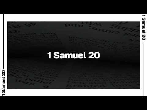 1 Samuel 20 Bible Reading | NIV
