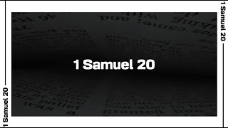 1 Samuel 20 Bible Reading | NIV