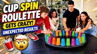 Cup Spin Roulette Gets Crazy! Unexpected Results 🥤🤯