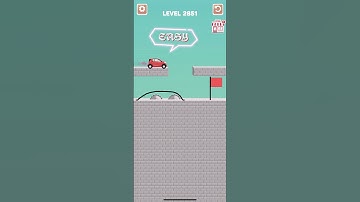 Draw bridge puzzle game level 2851 #drawing #game #Shorts