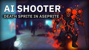 Aseprite Timelapse → In-Game Kill Test | AI Boomer Shooter (Godot)