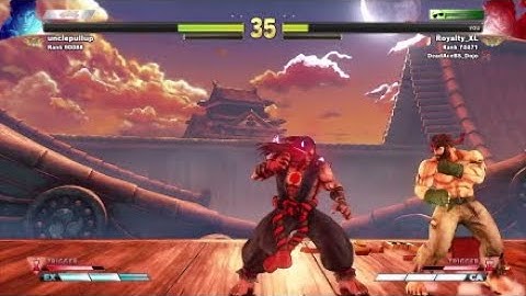 SFV-Kage dash instant raging demon