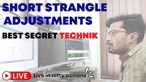 Short Strangle Adjustment Strategies I Option Trading For Beginners