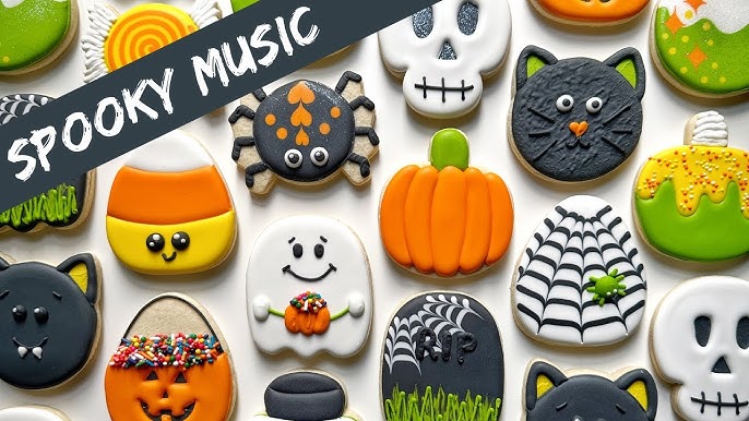 HALLOWEEN COOKIES | Satisfying Cookie Decorating of Halloween ...