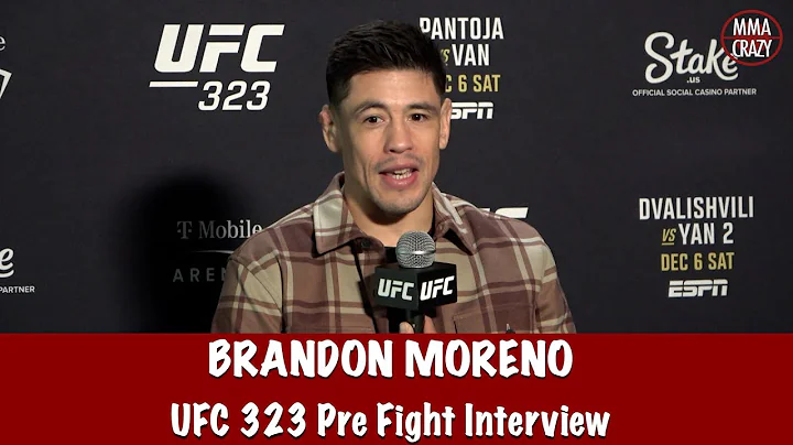 Brandon Moreno plans to make a statement against Tatsuro Taira at UFC 323