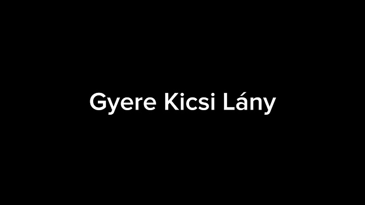 Zsüli - Gyere kicsi lány - Karaoke