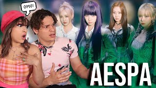 Waleska & Efra react to aespa 에스파 'Girls' MV