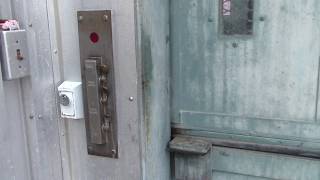 Vintage Dover Hydraulic Freight Elevator @ UIUC Turner Greenhouse in Urbana, IL