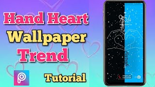 Hand Heart Wallpaper Trend | How to edit Hand Heart Wallpaper on Tiktok screenshot 2