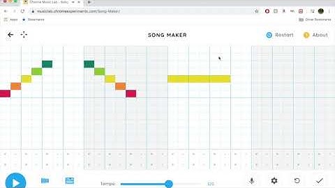1st Grade Music Class: Sol Mi La Dictation with Chrome Music Lab