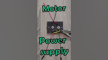 Did you know that you can reverse polarity using push buttons?  #diy #motor