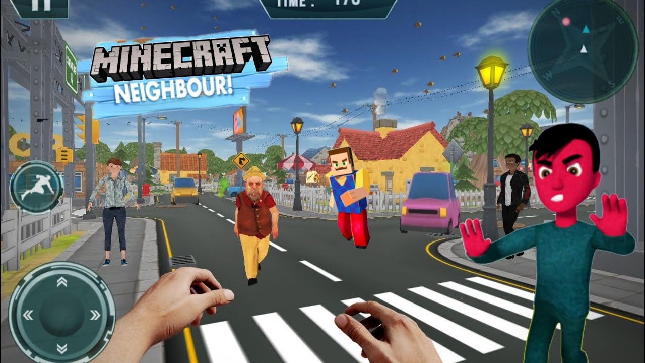 MINECRAFT NEIGHBOR!? 3 Random Games #22 - YouTube