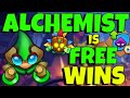 Max alchemist is free and easy wins this week in rush royale