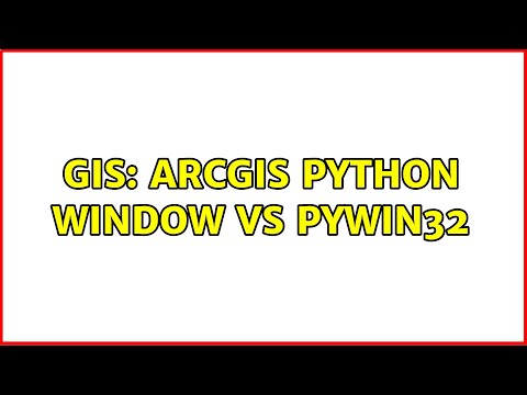 GIS: arcgis python