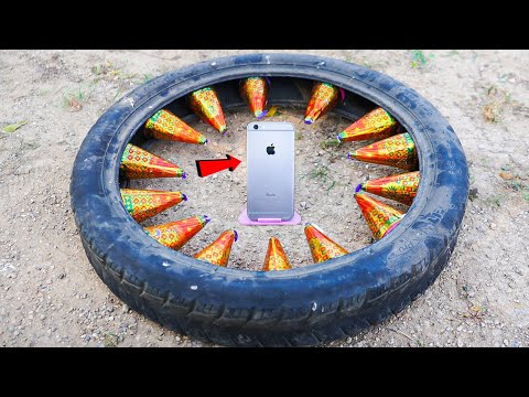 iPhone Between Anaar Circle | अब iPhone का क्या हाल होगा? - Diwali Experiment