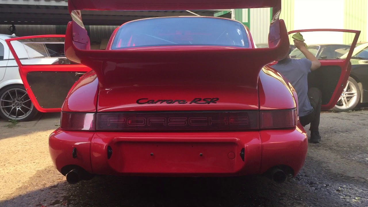 Porsche 964 RSR engine - YouTube
