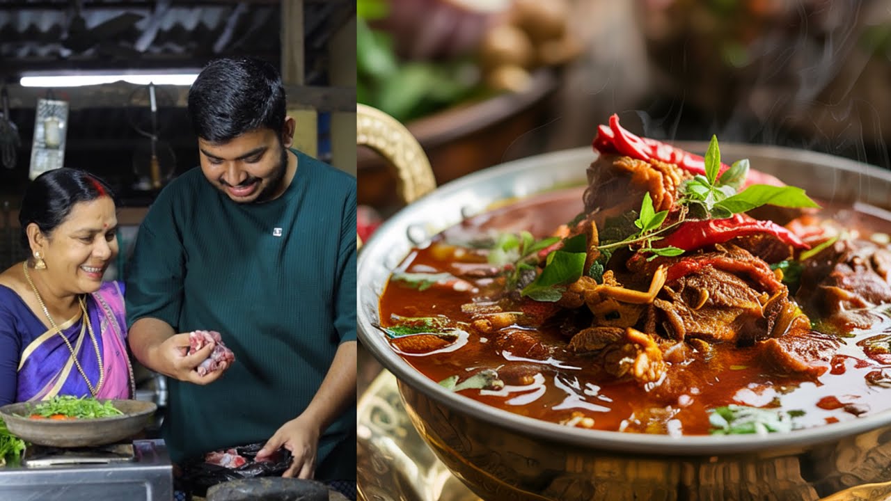 Red And Spicy Mutton Curry Recipe | বানালাম প্রেসার কুকারে লাল ঝাল আসামের স্টাইলে খাসির মাংস রেসিপি