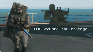 Defending my FOB as a Security Guard #1 - MGSV