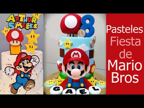 Pasteles Cumpleaños de Mario Bros @DBombonEventos