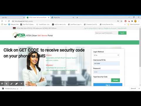 How to login to NTSA TIMS system