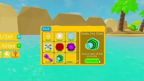 💦LIFTING SIMULATOR ⚡I GET GODLY 2ND CLASS💦