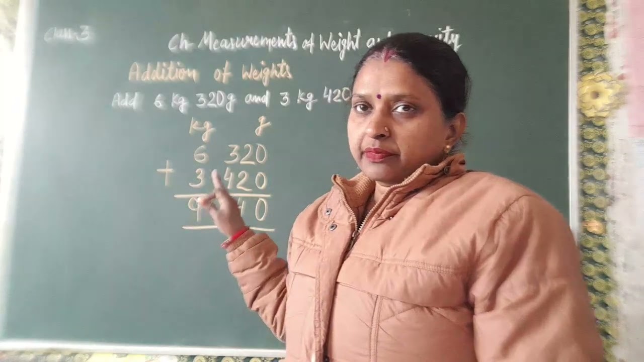 Class 3rd Ch- Measurement of Weight and Capacity (Addition of Weight)