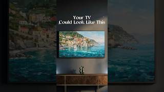 This Painting Is Actually a TV | Samsung Frame Art 4K #shorts