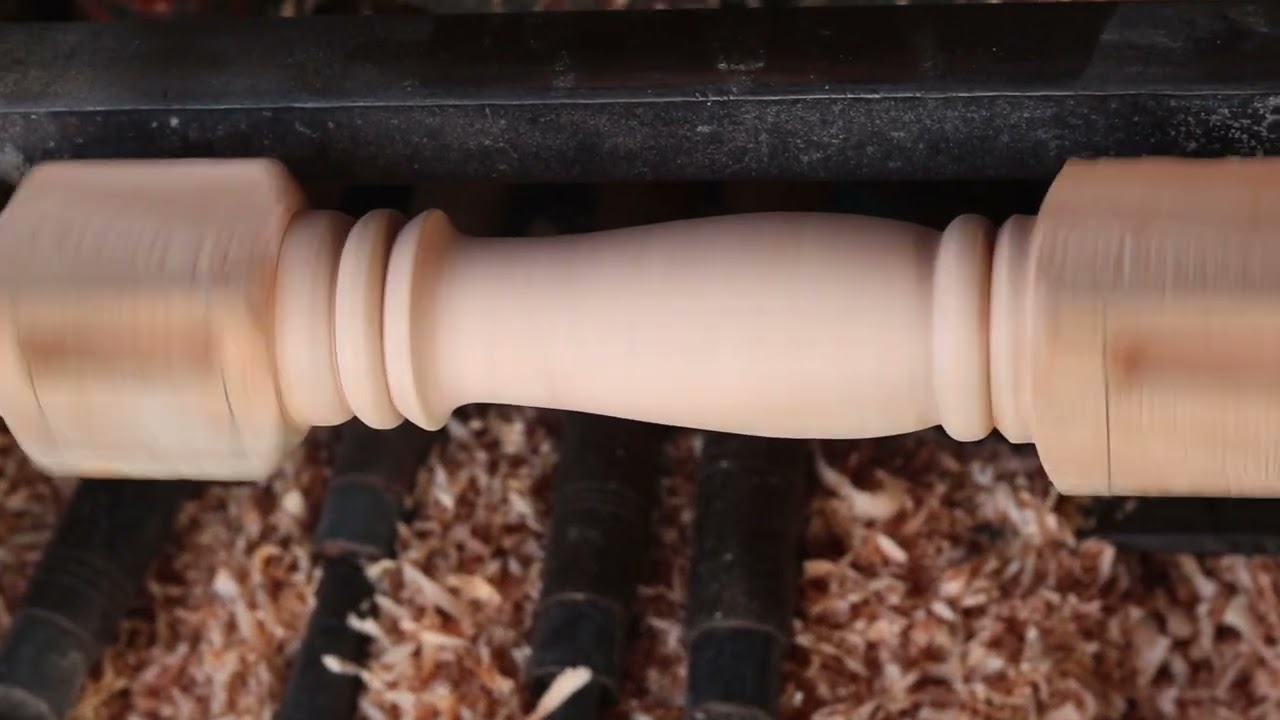 Wood Lathe Machine Working Process