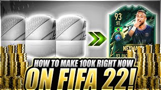 MAKE 100K RIGHT NOW ON FIFA 22! BEST TRADING METHODS ON FIFA 22! FIFA 22 SNIPING AND BIDDING FILTERS