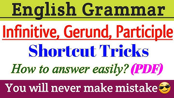 Infinitive Gerund Participles English Grammar TNPSC😍|Group 2 General English Grammar TNPSC|Grammar🔥