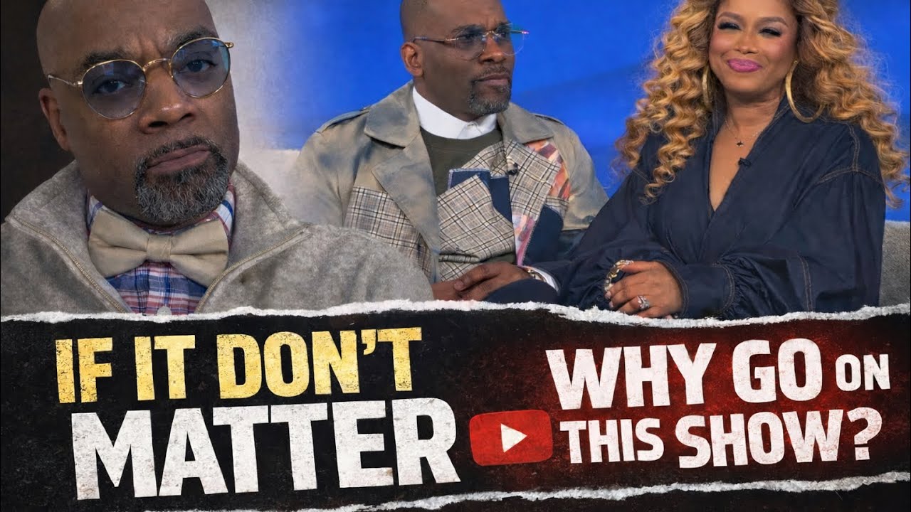 If It Didn’t Matter, Why Go on Tamron Hall Show?