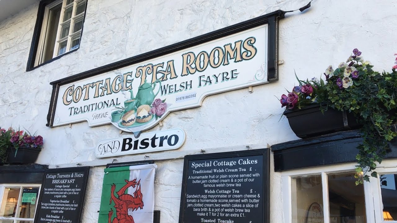 Whistlestop MC Visit Cottage Tearooms & Bistro, Llangollen, Wales