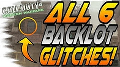 *MWR*All 6 WORKING Backlot GLITCHES And LINES OF SIGHT