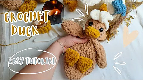 Easy Duck Crochet Tutorial | Step-by-Step Amigurumi Guide |  Cute Easy Amigurumi crochet