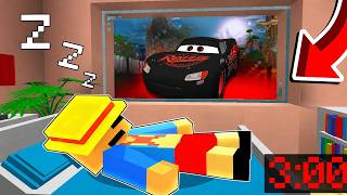 APARECE RAYO MCQUEEN.EXE MIENTRAS DUERMO A LAS 3AM EN MINECRAFT 😱