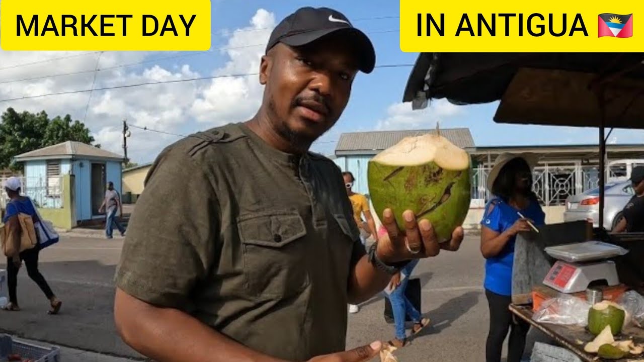 MARKET DAY IN ST JOHN'S- ANTIGUA 🇦🇬