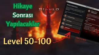 Diablo 4  Level 50 Sonrası Rehber  Seviye Atlama ve Item Kasma Taktikleri!