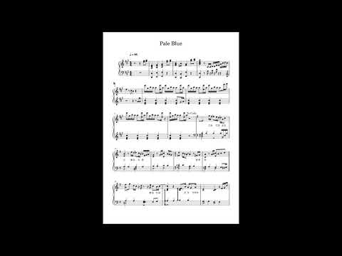 Pale Blue ピアノ 楽譜 中級〜上級 演奏動画あり