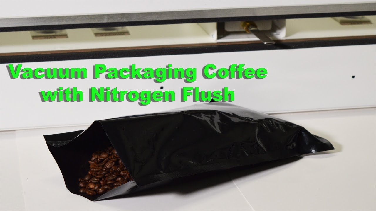 Vacuum Packaging Coffee with Nitrogen Flush YouTube